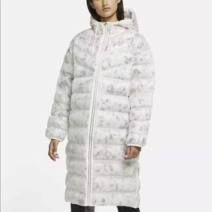 Nike Parka Sportswear Marble Women's EcoDown Puffer Jacket XL CZ1909-121 $300